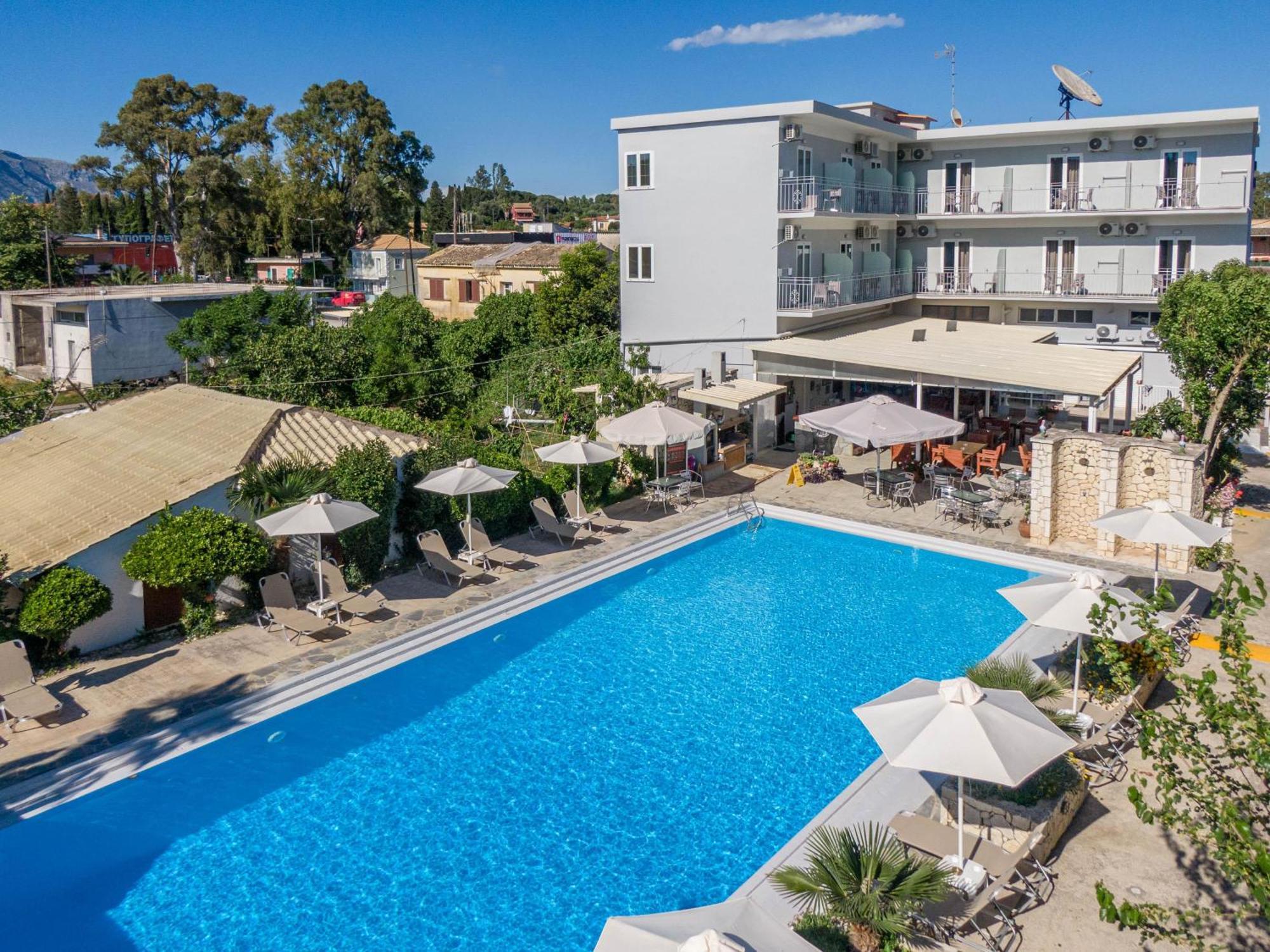 Angela Hotel & Apartments Gouvia Exterior foto