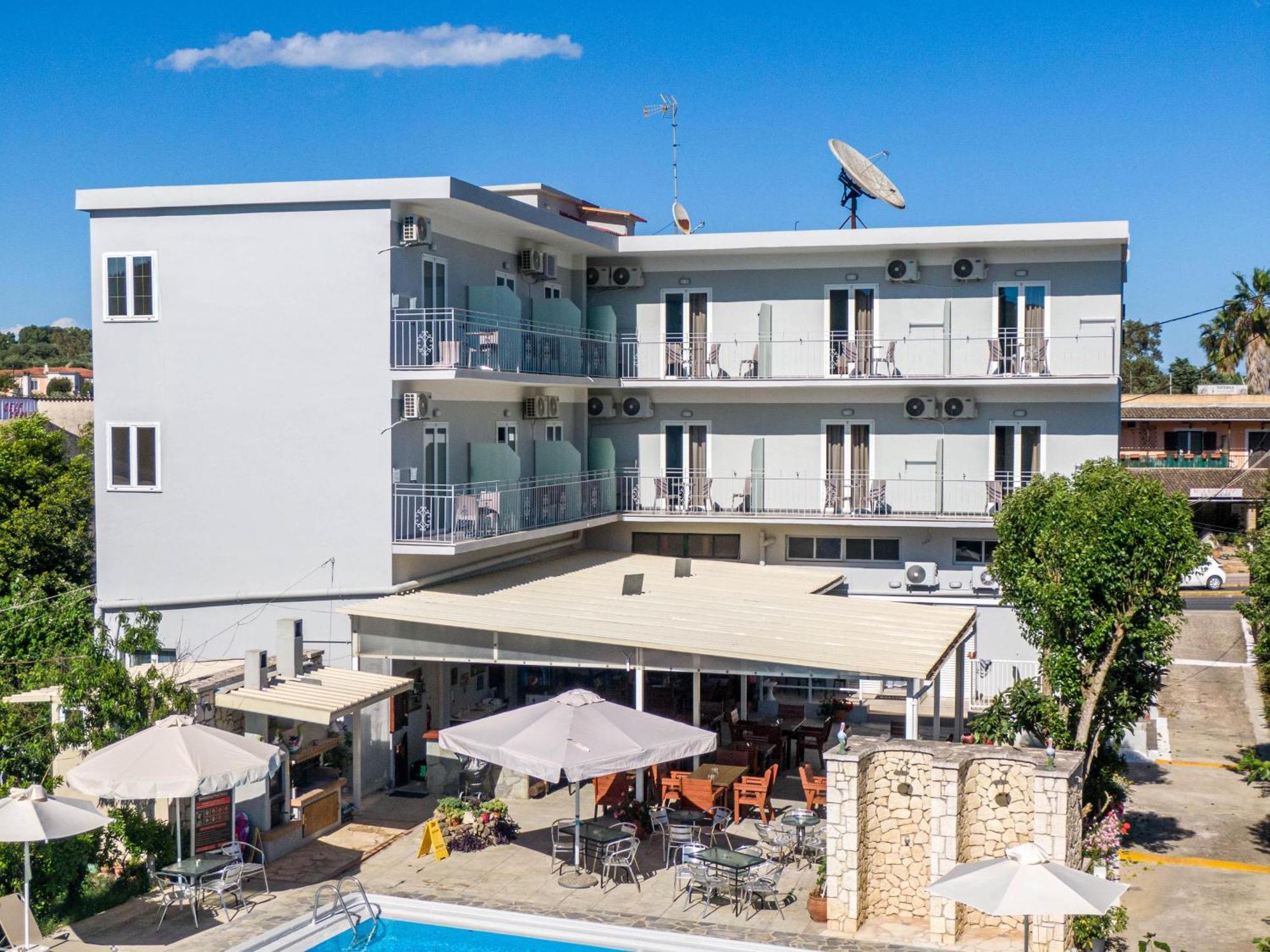 Angela Hotel & Apartments Gouvia Exterior foto